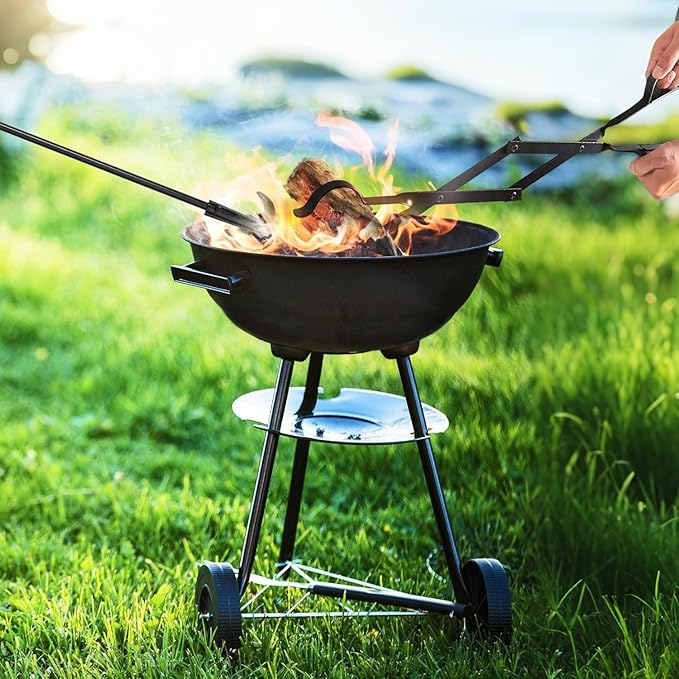 Tenazas y Atizador de Fuego Amagabeli – 66 cm de pura tradición