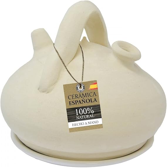 Botijo Dispensador de Agua de Barro Cocido