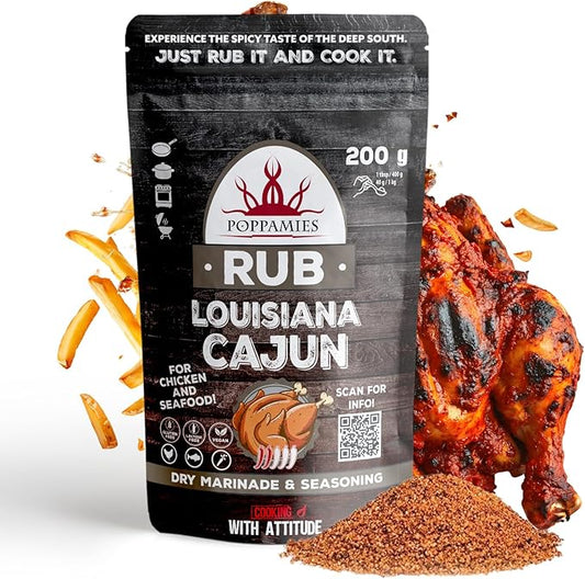 Poppamies – Louisiana Sazonador Cajun 200 g