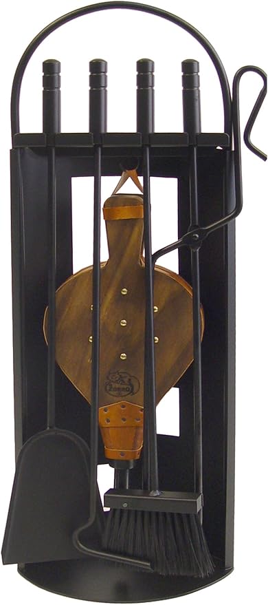 Juego de Chimenea Arco-Chapa con Fuelle