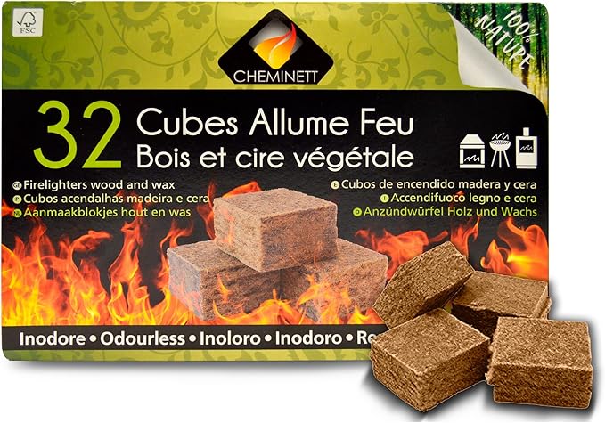 Cubos Naturales para Encender el Fuego – El Comienzo de la Llama