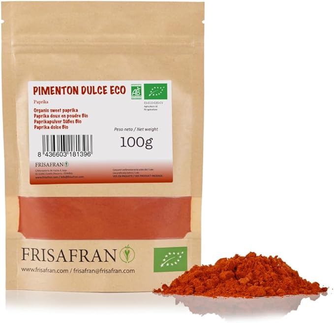 FRISAFRAN – Pimentón Dulce Ecológico 100 g