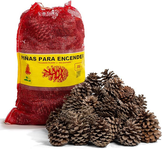 Piñas Naturales para Encender – El susurro del bosque al fuego
