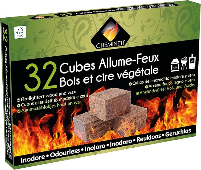 Cubos Naturales para Encender el Fuego – El Comienzo de la Llama