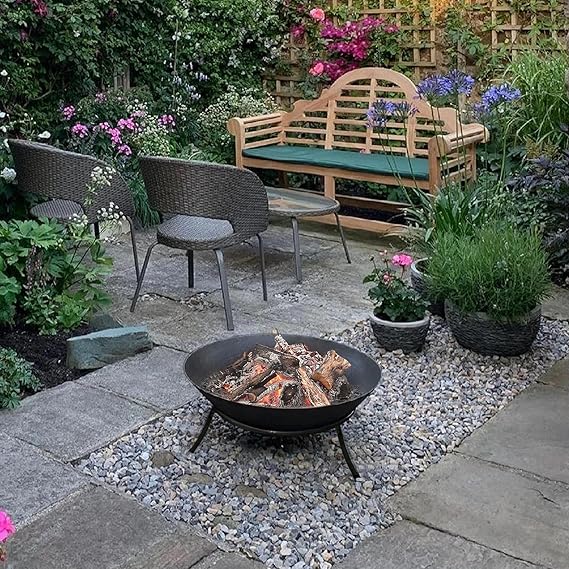 Cuenco de Fuego “Marbela” de Acero