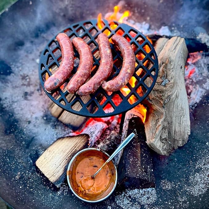 Rejilla de Hierro Fundido con Patas – El altar del fuego