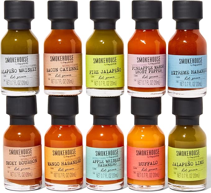 Set de 10 Salsas Picantes Gourmet