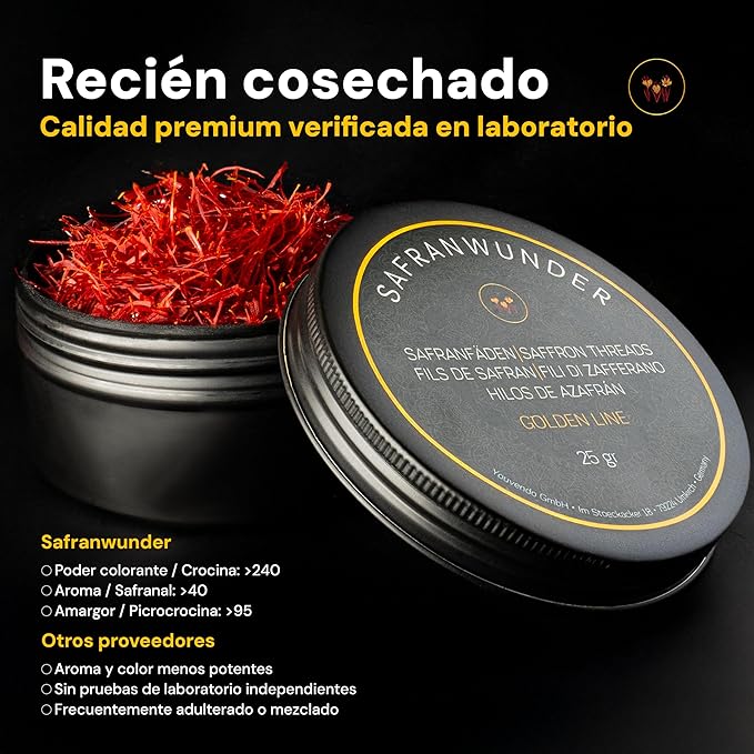 🌺 Hebras de Azafrán Premium – El Oro del Fuego