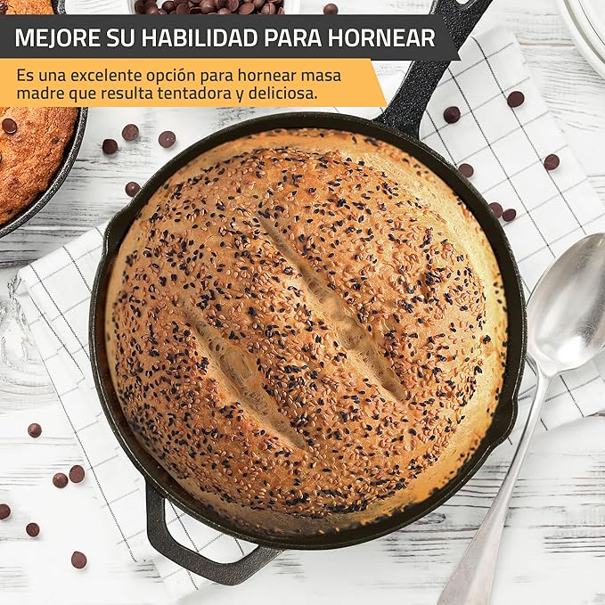 Sartén de Hierro Fundido – Fuego, Tiempo y Sabor