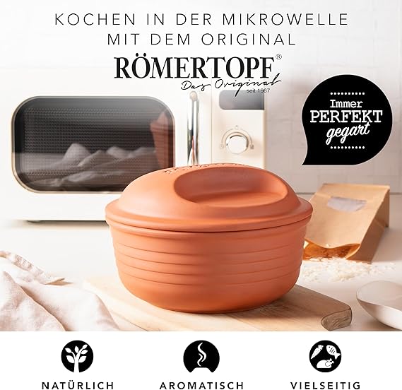 Fuente de Horno de Barro con Tapa