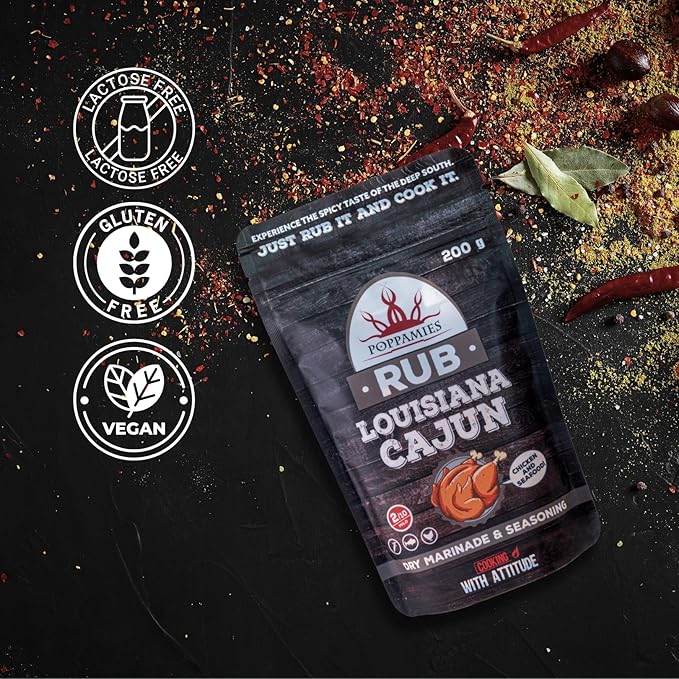 Poppamies – Louisiana Sazonador Cajun 200 g