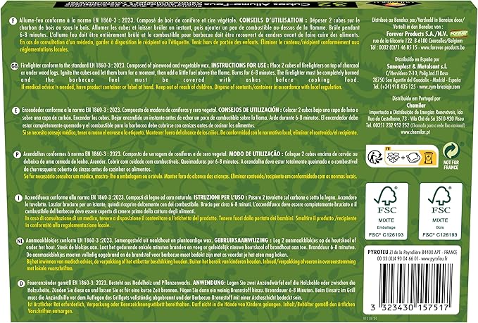 Cubos Naturales para Encender el Fuego – El Comienzo de la Llama