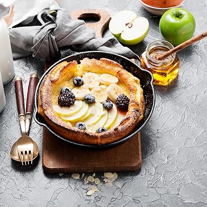 Sartén de Hierro Fundido Pre-Sazonada