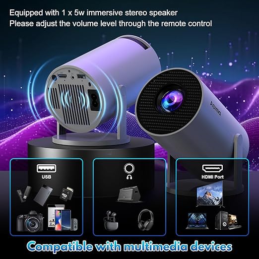 Mini Proyector 2025 – Proyector Portátil con App Integrada