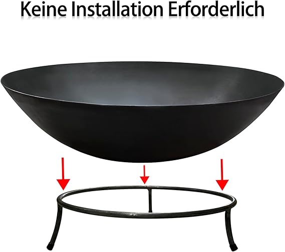Cuenco de Fuego “Marbela” de Acero