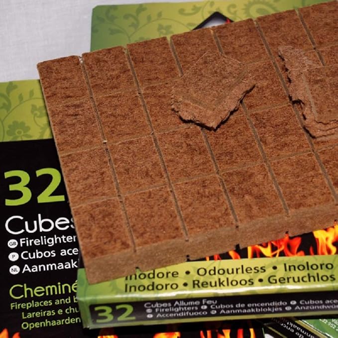 Cubos Naturales para Encender el Fuego – El Comienzo de la Llama