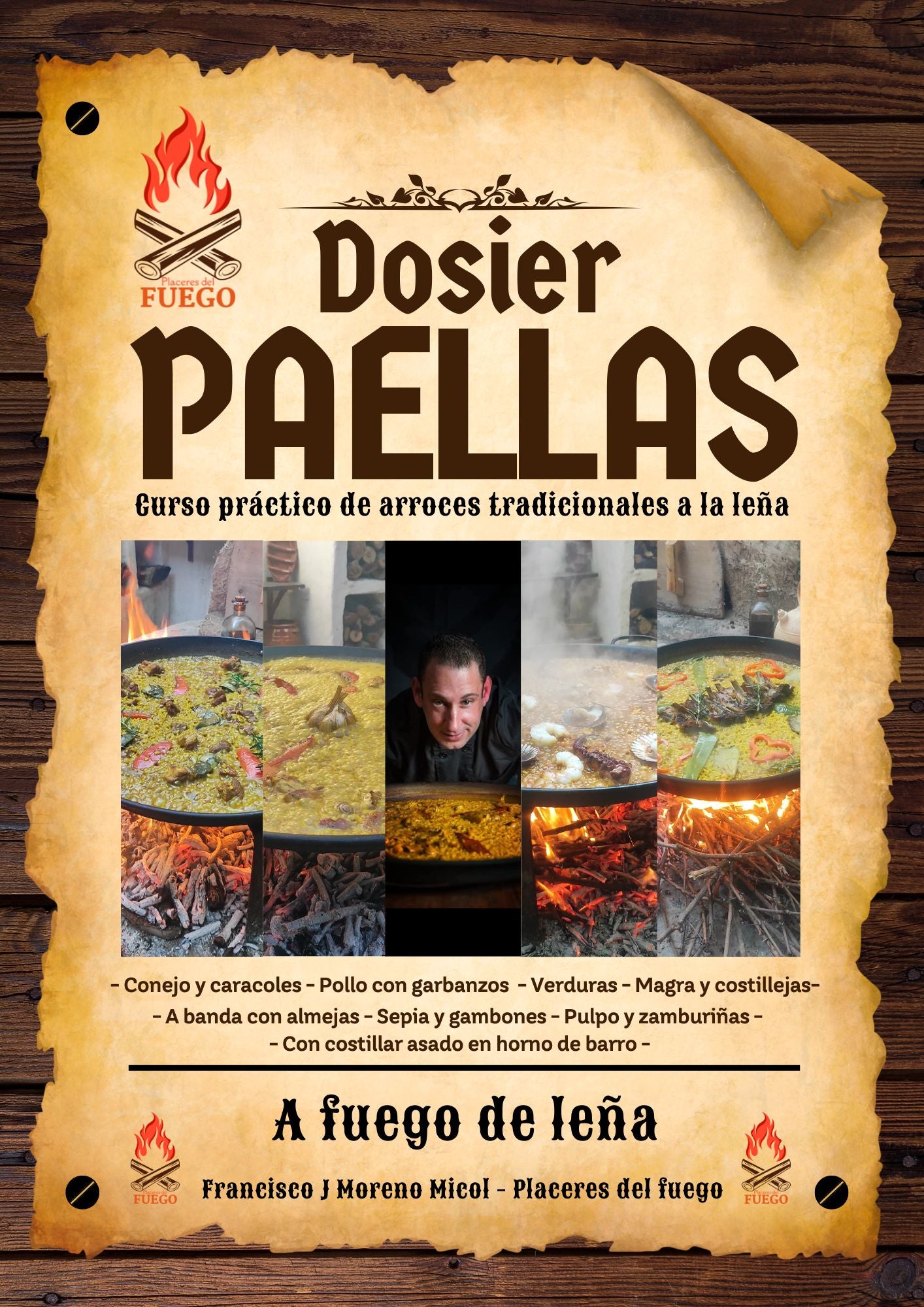 Curso online — Paellas a fuego de leña: tradición, sabor y alma